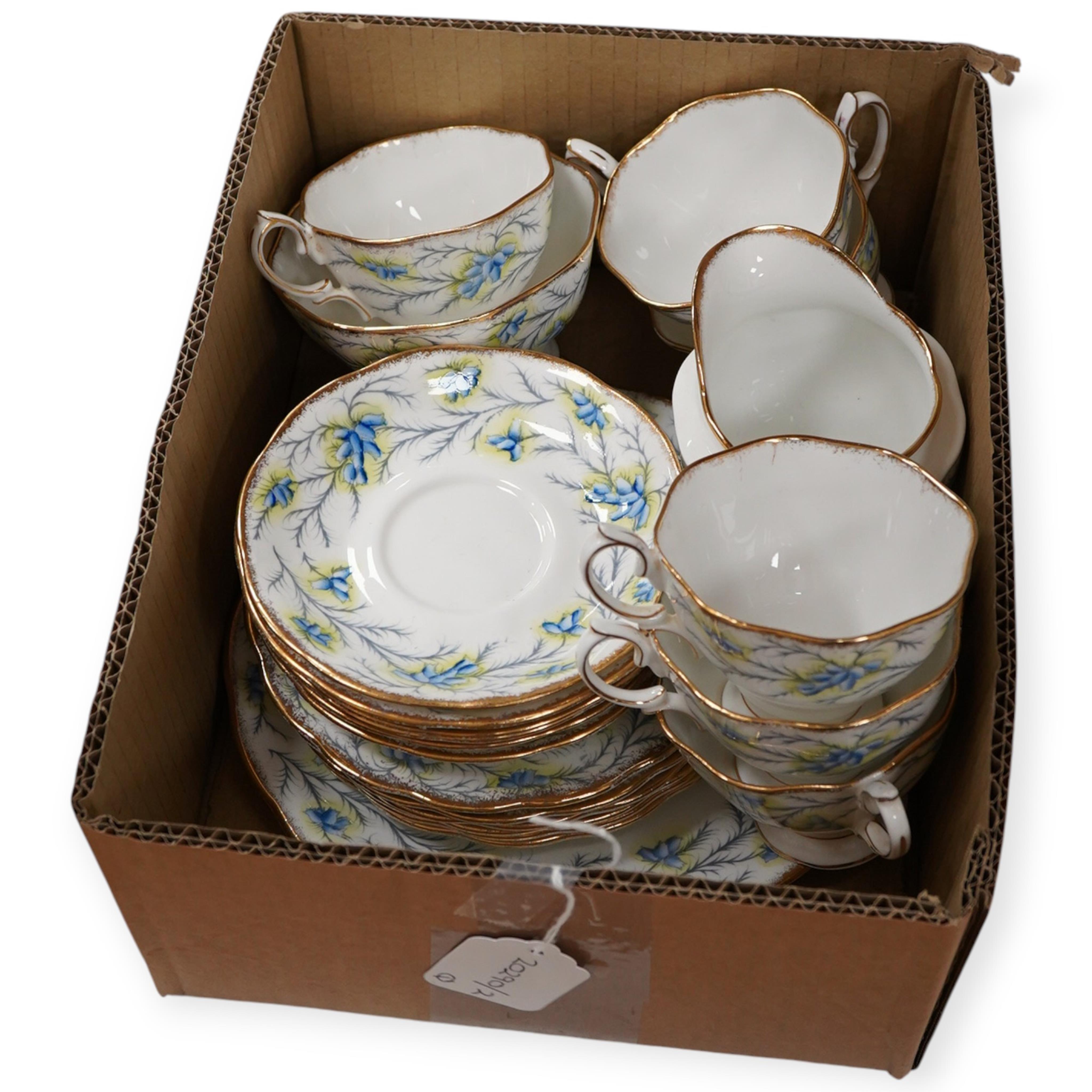 A Royal Albert Heather Bell part tea service